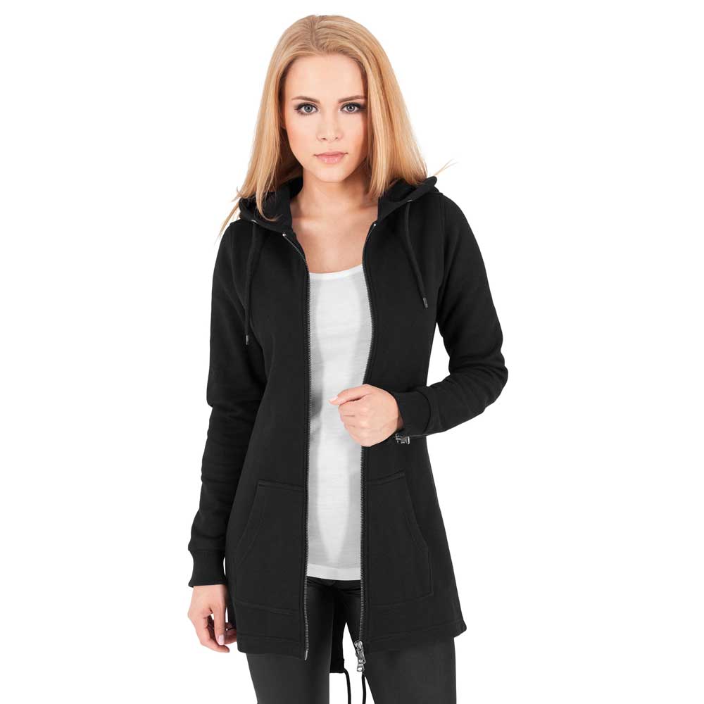 Urban Classics - Sweat Parka mantel - Schwarz